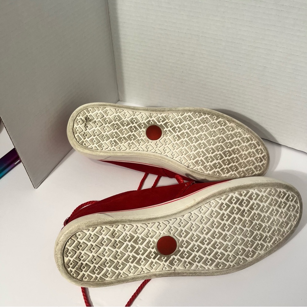 Timberland Red Men's Suede Sneakers - Picture 6 of 6